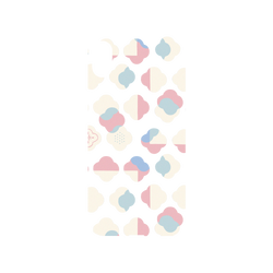 犀牛盾NX系列背板 - iPhone XS - 【聯名設計款】 - 印花樂 - 玻璃海棠2號/柔和粉藍