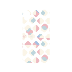 犀牛盾NX系列背板 - iPhone XR - 【聯名設計款】 - 印花樂 - 玻璃海棠2號/柔和粉藍