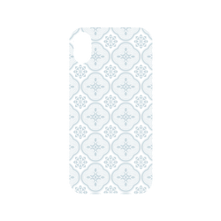 犀牛盾NX系列背板 - iPhone XR - 【聯名設計款】 - 印花樂 - 玻璃海棠/透明藍灰