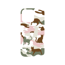 犀牛盾NX系列背板 - iPhone 13 Pro - 【獨家設計款】 - 喵迷彩-粉
