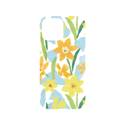 犀牛盾NX (MagSafe 兼容)背板 - iPhone 13 Pro Max - 印花樂 - 水彩水仙花/黃藍