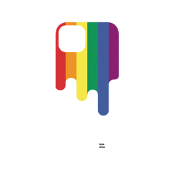 犀牛盾NX系列背板 - iPhone 14 - 【獨家設計款】 - lovewins-彩虹