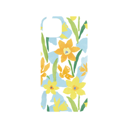 犀牛盾NX (MagSafe 兼容)背板 - iPhone 14 Plus - 印花樂 - 水彩水仙花/黃藍
