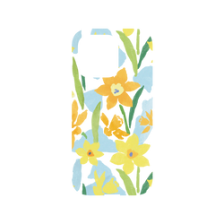 犀牛盾NX (MagSafe 兼容)背板 - iPhone 14 Pro - 印花樂 - 水彩水仙花/黃藍