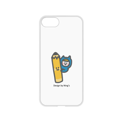 犀牛盾NX系列背板 - iPhone 7/8/SE2/SE3 - 【聯名設計款】 - Ning - 鉛筆款