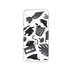 犀牛盾NX系列背板 - iPhone 7/8/SE2/SE3 - 【聯名設計款】 - 印花樂 - 印花樂x馬來貘-黑白菜市場
