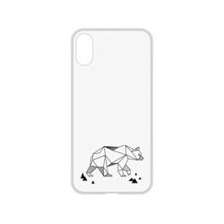犀牛盾NX系列背板 - iPhone X - 【獨家設計款】 - 動物幾何-北極熊