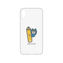 犀牛盾NX系列背板 - iPhone X - 【聯名設計款】 - Ning - 鉛筆款