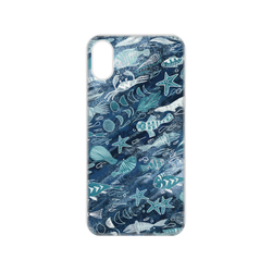 犀牛盾NX系列背板 - iPhone X - 【聯名設計款】 - 花生騷有限公司 - 海洋WAWA-浪潮