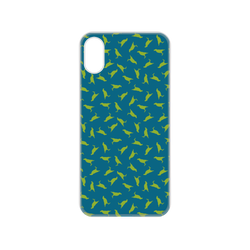 犀牛盾NX系列背板 - iPhone X - 【聯名設計款】 - 印花樂 - 台灣八哥4號/土耳其藍