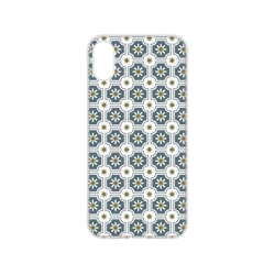 犀牛盾NX系列背板 - iPhone X - 【聯名設計款】 - 印花樂 - 老磁磚2號/藍灰