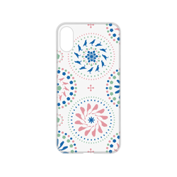 犀牛盾NX系列背板 - iPhone X - 【聯名設計款】 - 印花樂 - 十週年/柔和藍綠