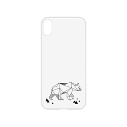 犀牛盾NX系列背板 - iPhone XS - 【獨家設計款】 - 動物幾何-北極熊