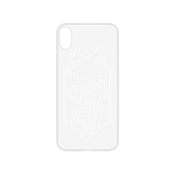 犀牛盾NX系列背板 - iPhone XS - 【獨家設計款】 - 幾何-北歐系列/白鹿