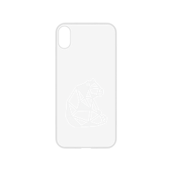 犀牛盾NX系列背板 - iPhone XS - 【獨家設計款】 - 幾何-動物系列/熊