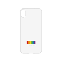 犀牛盾NX系列背板 - iPhone XS - 【獨家設計款】 - Love wins-Not alone