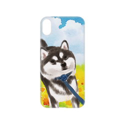 犀牛盾NX系列背板 - iPhone XS -  【聯名設計款】 - 沐晨Muchen - 晴天款拉住黑柴