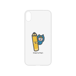犀牛盾NX系列背板 - iPhone XS - 【聯名設計款】 - Ning - 鉛筆款