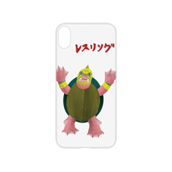 犀牛盾NX系列背板 - iPhone XS - 【聯名設計款】 - 邱哥 - 怪獸摔角-黃面獸 Kaiju Lucha Libre-Yellow Turtla