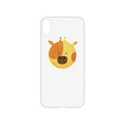 犀牛盾NX系列背板 - iPhone XS - 【聯名設計款】 - 邱哥 - 動物世界-長頸鹿 Animal World-Giraffe (圓頭款)