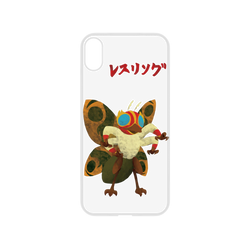 犀牛盾NX系列背板 - iPhone XS - 【聯名設計款】 - 邱哥 - 怪獸摔角-紅鳥獸 Kaiju Lucha Libre-Crimson Moth