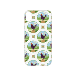 犀牛盾NX系列背板 - iPhone XS - 【聯名設計款】 - 邱哥 - 動物磚家-雞 Animal Majolica Tile-Rooster