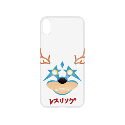 犀牛盾NX系列背板 - iPhone XS - 【聯名設計款】 - 邱哥 - 怪獸摔角-粉麋獸Kaiju Lucha Libre-Pink Moose