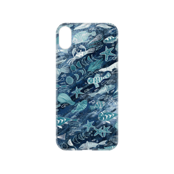犀牛盾NX系列背板 - iPhone XS - 【聯名設計款】 - 花生騷有限公司 - 海洋WAWA-浪潮