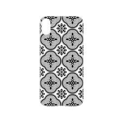犀牛盾NX系列背板 - iPhone XS - 【聯名設計款】 - 印花樂 - 玻璃海棠/透明黑