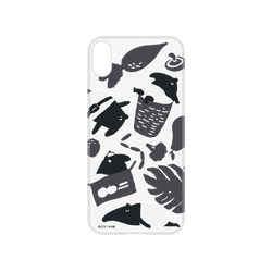 犀牛盾NX系列背板 - iPhone XS - 【聯名設計款】 - 印花樂 - 印花樂x馬來貘-黑白菜市場