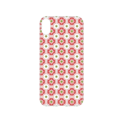 犀牛盾NX系列背板 - iPhone XS - 【聯名設計款】 - 印花樂 - 老磁磚2號/透明珊瑚紅