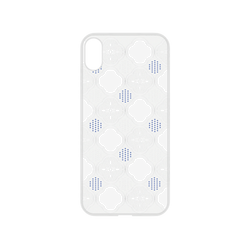 犀牛盾NX系列背板 - iPhone XS - 【聯名設計款】 - 印花樂 - 海棠/輕盈白