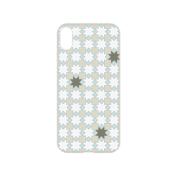 犀牛盾NX系列背板 - iPhone XS - 【聯名設計款】 - 印花樂 - 老磁磚/背蓋星芒灰白