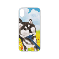 犀牛盾NX系列背板 - iPhone XR - 【聯名設計款】 - 沐晨Muchen - 晴天款拉住黑柴
