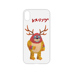 犀牛盾NX系列背板 - iPhone XR - 【聯名設計款】 - 邱哥 - 怪獸摔角-粉糜獸 Kaiju Lucha Libre-Pinky moose