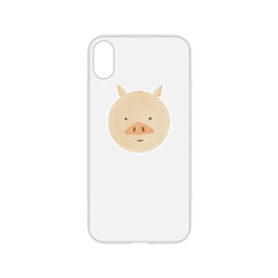 犀牛盾NX系列背板 - iPhone XR - 【聯名設計款】 - 邱哥 - 動物世界-豬 Animal World-Pig (圓頭款)
