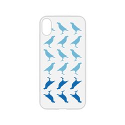 犀牛盾NX系列背板 - iPhone XR - 【聯名設計款】 - 印花樂 - 台灣八哥5號/透明中性藍