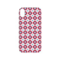 犀牛盾NX系列背板 - iPhone XR - 【聯名設計款】 - 印花樂 - 老磁磚2號/透明玫紅