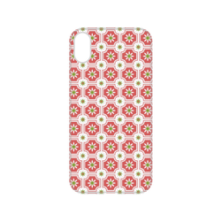 犀牛盾NX系列背板 - iPhone XR - 【聯名設計款】 - 印花樂 - 老磁磚2號/透明珊瑚紅
