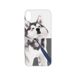 犀牛盾NX系列背板 - iPhone XS Max -  【聯名設計款】 - 沐晨Muchen - 拉住哈士奇