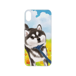 犀牛盾NX系列背板 - iPhone XS Max -  【聯名設計款】 - 沐晨Muchen - 晴天款拉住黑柴