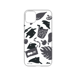 犀牛盾NX系列背板 - iPhone 11 - 【聯名設計款】 - 印花樂 - 印花樂x馬來貘-黑白菜市場