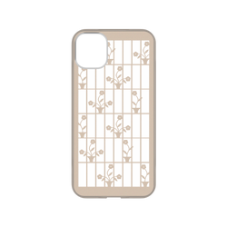 犀牛盾NX系列背板 - iPhone 11 - 【聯名設計款】 - 印花樂 - 鐵花窗/背蓋盆花粉紅