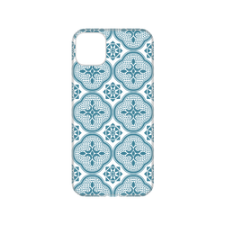 犀牛盾NX系列背板 - iPhone 11 Pro Max - 【聯名設計款】 - 印花樂 - 玻璃海棠/透明藍