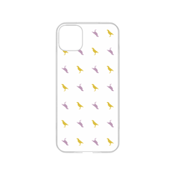 犀牛盾NX系列背板 - iPhone 11 Pro Max - 【聯名設計款】 - 印花樂 - 台灣八哥/透明紫黃