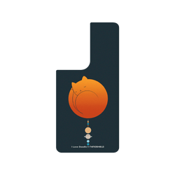 犀牛盾SolidSuit手機殼 - Samsung Galaxy S21 Ultra - 【聯名設計款】 - I Love Doodle - Cat Landscape - The Solar System 貓咪太陽系