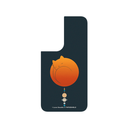 犀牛盾SolidSuit手機殼 - Samsung Galaxy S22 - 【聯名設計款】 - I Love Doodle - Cat Landscape - The Solar System 貓咪太陽系