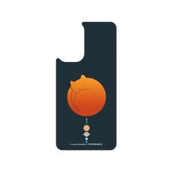犀牛盾SolidSuit手機殼 - Samsung Galaxy A73 - 【聯名設計款】 - I Love Doodle - Cat Landscape - The Solar System 貓咪太陽系