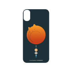 犀牛盾SolidSuit手機殼 - iPhone XR - 【聯名設計款】 - I Love Doodle - Cat Landscape - The Solar System 貓咪太陽系