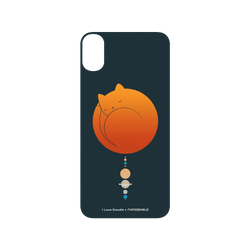 犀牛盾SolidSuit手機殼 - iPhone XS Max - 【聯名設計款】 - I Love Doodle - Cat Landscape - The Solar System 貓咪太陽系